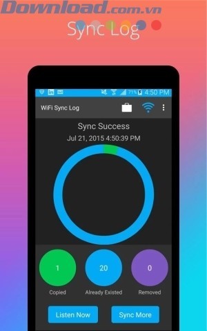 Kết nối giữa Android và iTunes