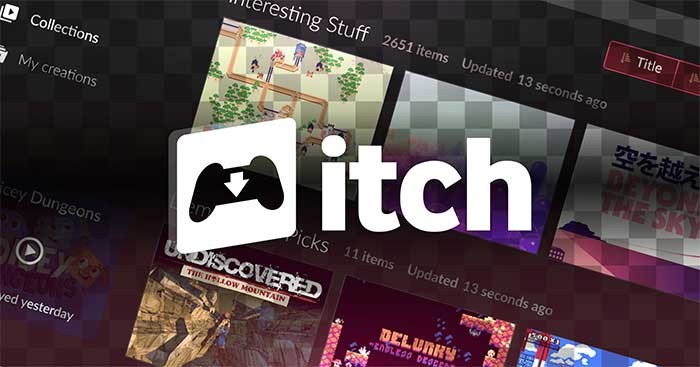itch.io là một thị trường game indie dành cho các nhà phát triển độc lập