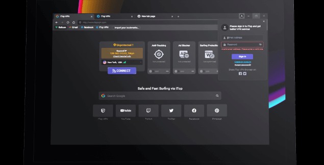 Duyệt web nhanh và an toàn với iTop VPN Browser