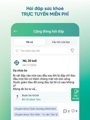 Hỏi đáp sức khỏe