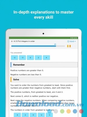 IXL cho Android giải thích chi tiết mọi vấn đề