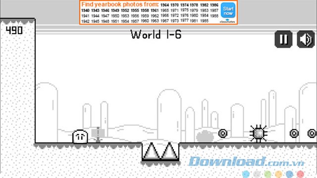 Giao diện game phiêu lưu Jack 'n Jill