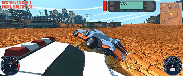 Đâm vào đối thủ và phương tiện khác để ghi điểm