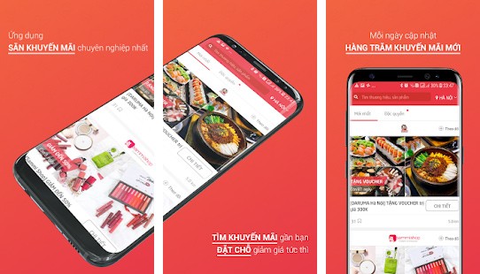Ứng dụng săn mã giảm giá trên điện thoại