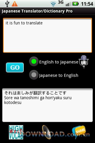 Japanese Translator/Dictionary For Android