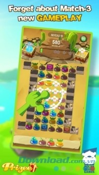 Game giải đố match 3 Jardin Secret 2 Deluxe cho Android