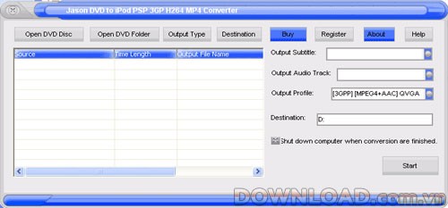 Jason DVD to H.264 MP4 Converter