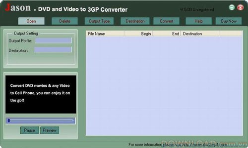 Jason DVD Video to Cell Phone Converter