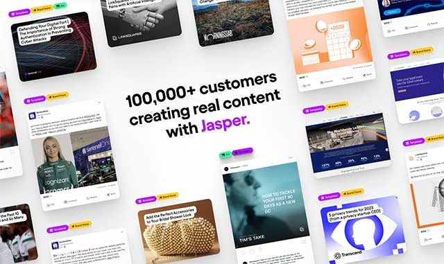 Jasper.AI là công cụ viết nội dung marketing bằng AI