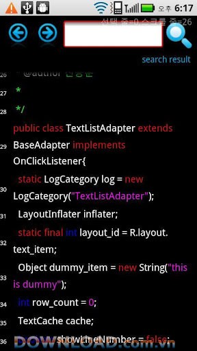 Java Code Viewer For Android