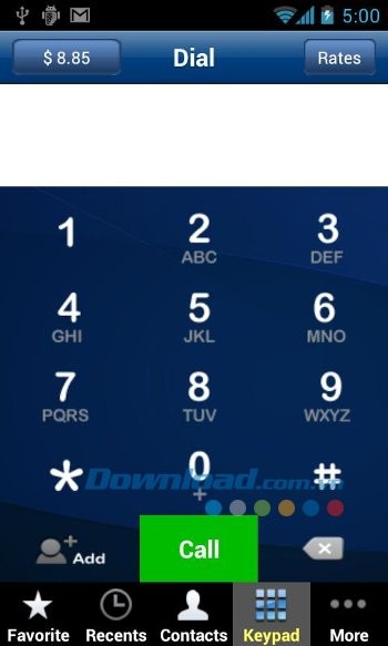 Quay số từ danh bạ hoặc trực tiếp từ bàn phím