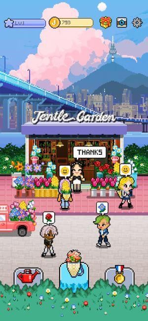 Bán hoa tại chợ hoa