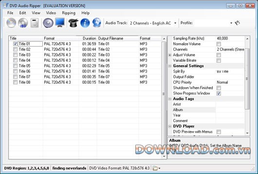 Jesterware DVD Audio Ripper