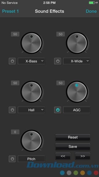 Hiệu ứng âm thanh cải tiến
