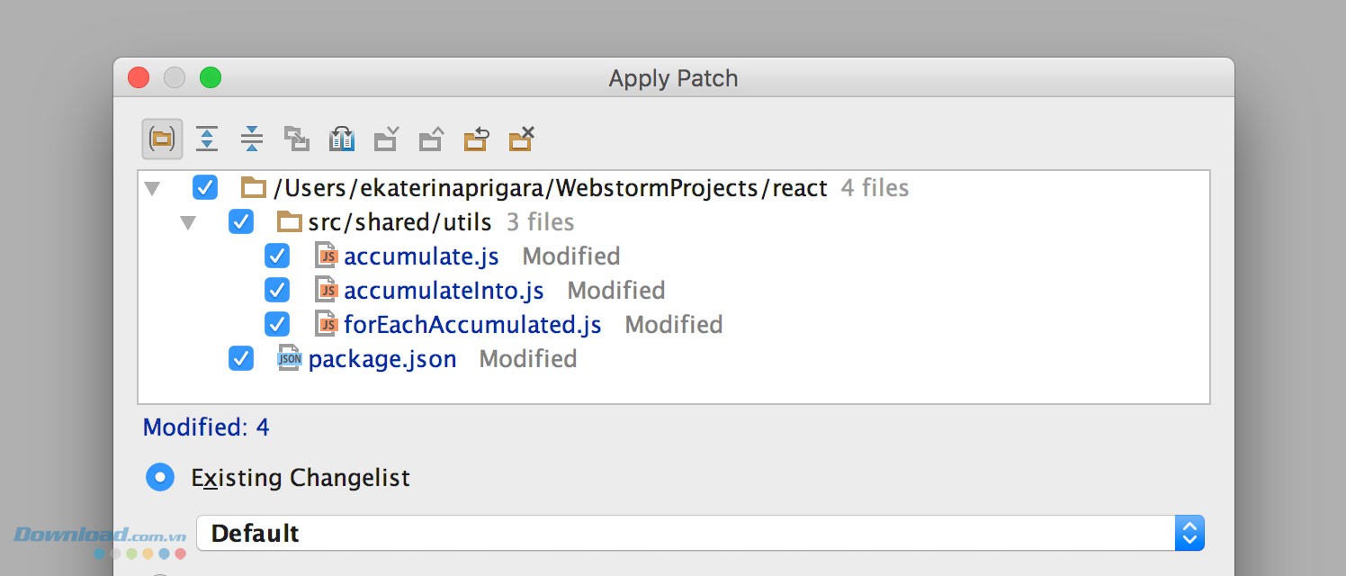 Làm việc với patch dễ dàng