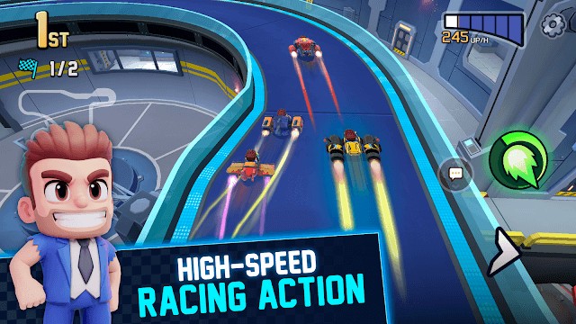Tham gia hành động đua xe tốc độ cao trong game Jetpack Joyride Racing