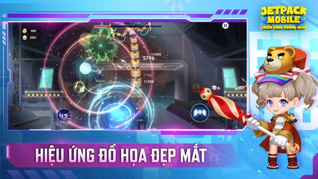 Jetpack Mobile: CBKG sở hữu hiệu ứng đồ họa đẹp mắt