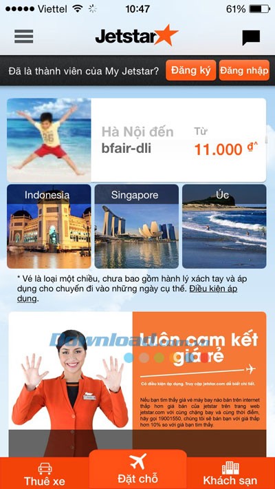 Jetstar cho iOS