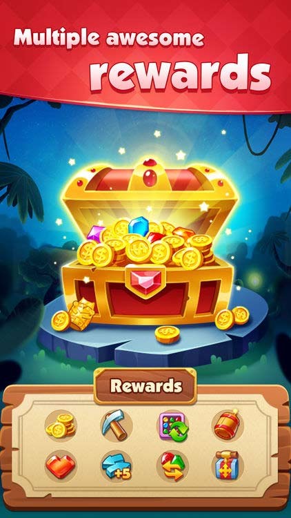 Hoàn thành nhiệm vụ và nhận phần thưởng tuyệt vời trong Jewel Adventure