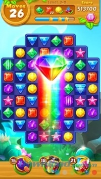 Game xếp kim cương Jewels Crush cho Android