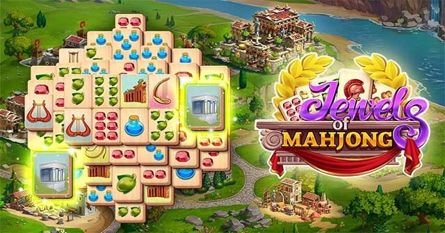Jewels of Mahjong là game match-2 kết hợp với lối chơi xây dựng thành phố