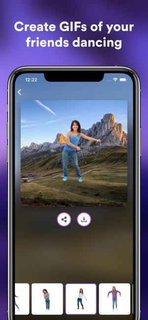 Tạo ảnh GIF bạn bè nhảy nhót