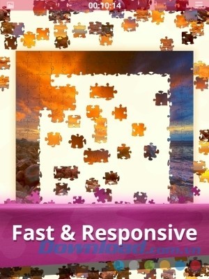Jigsaw Puzzles Real cho Android đòi hỏi phản ứng nhanh