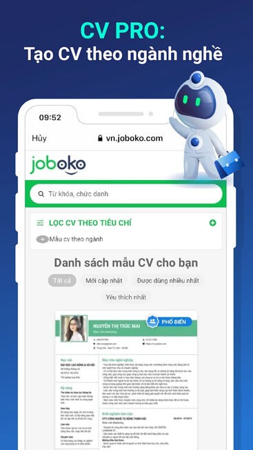 Tạo CV ấn tượng