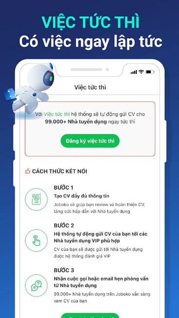 Có ngay việc lập tức