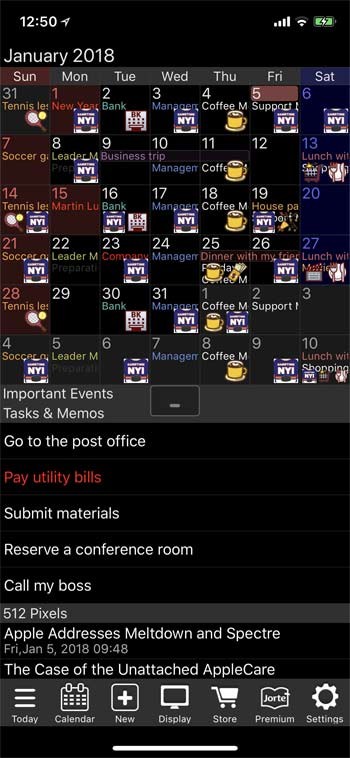 Ứng dụng lịch, ghi chú và quản lý công việc toàn diện - Jorte iOS