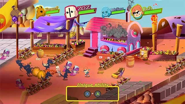 Chiến đấu với một loạt kẻ thù dễ thương nhưng đáng sợ