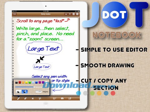 JotDot Notebook for iPad