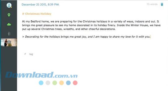 Thêm trang nhật kí