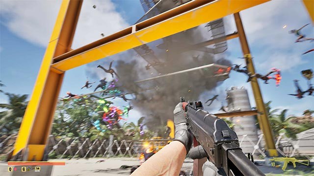 Tận dụng vũ khí cận chiến, lựu đạn... để diệt thây ma và đột biến trong Journey Through the Undead