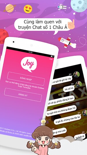 Ứng dụng truyện chat thú vị