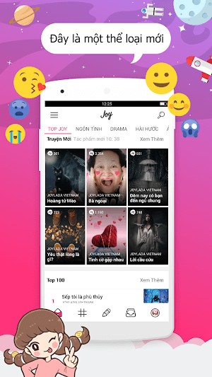 Nhiều thể loại truyện cho bạn thưởng thức