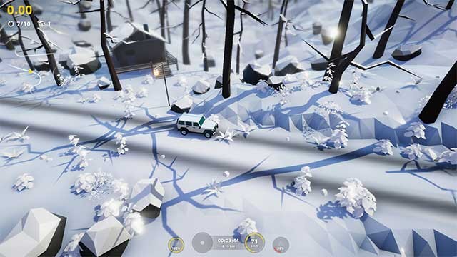 Joyride: Lowpoly World có một số con đường được thiết kế độc đáo
