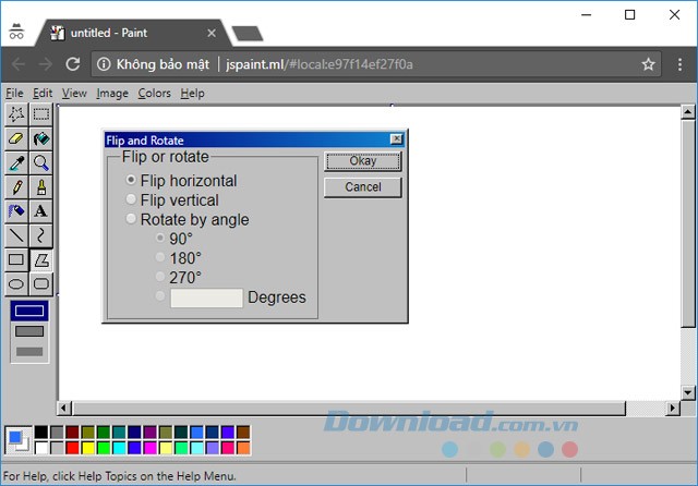 Hỗ trợ xoay, lật