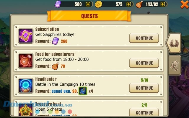 Hệ thống nhiệm vụ trong game Juggernaut Wars