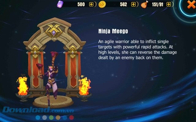 Mở khóa anh hùng mới trong game Juggernaut Wars