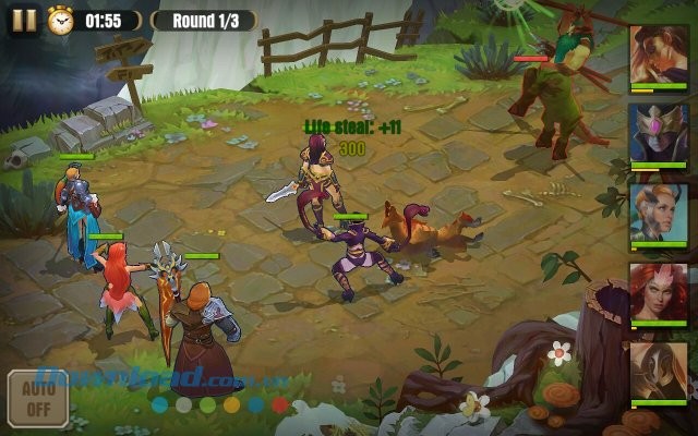 Giao diện màn chơi game Juggernaut Wars