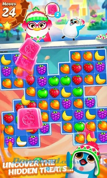 Mở khóa bổ trợ trong game Juice Jam