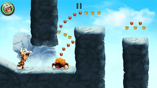 Jungle Adventures Run for Android sở hữu hệ thống đồ họa đẹp và lộng lẫy