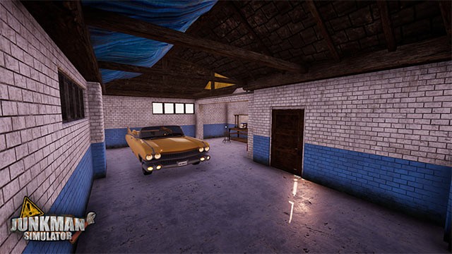 Thu mua phế liệu, luyện kim và sửa xe để kiếm tiền trong Junkman Simulator game