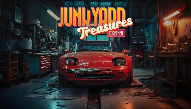 Junkyard Treasures Together là game mô phỏng sửa xe sáng tạo cùng đồng đội