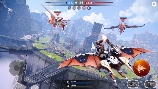 Jurassic Monster World có cả các trận chiến khủng long dữ dội trên không