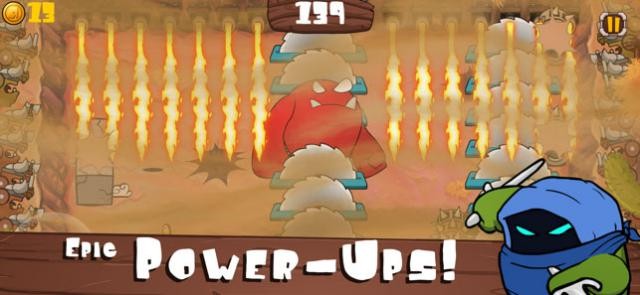 Sử dụng power-up để sống sót lâu nhất