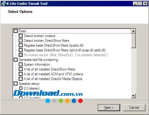 K-Lite Codec Tweak Tool