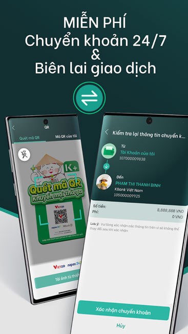 Chuyển khoản 24/7