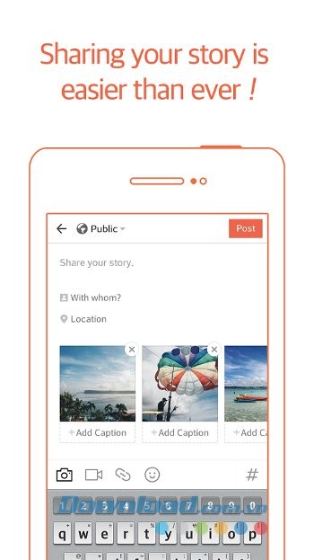 Chia sẻ câu chuyện dễ dàng hơn với KakaoStory